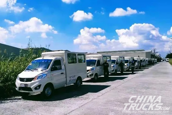 332 FOTON Gratour Mini Trucks to Go into Service in the Philippines