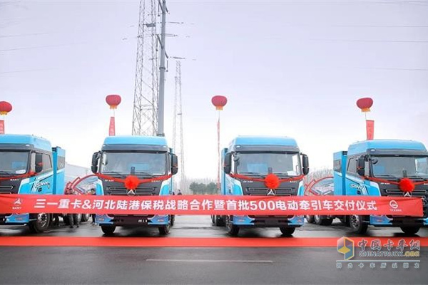 SANY Inks Deal for Another 500 Electric Trucks