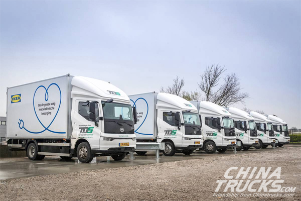 BYD Delivers 10 ETM6 eTrucks to TDS in the Netherlands