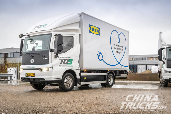 BYD Delivers 10 ETM6 eTrucks to TDS in the Netherlands