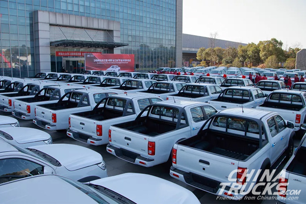 400 Units JAC T8 Pickups to be Exported to Saudi Arabia