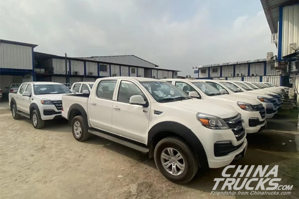40 FOTON TUNLAND Pickup Trucks Were Delivered to Customer in Nigeria