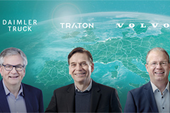 Volvo, Daimler And Traton Agree On JV Charging Network for Europe