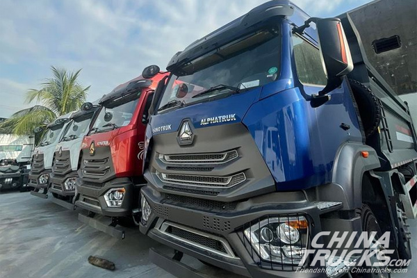 Newly Arrived SINOTRUK HOWO Trucks in the Philippines
