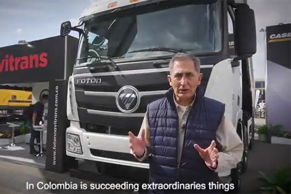 FOTON Motor Helps Accelerate the Development of Infrastructure in Colombia