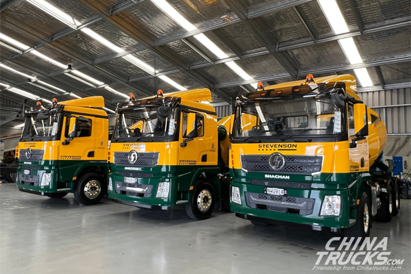 Three More SHACMAN Concrete Trucks to Join the Stevenson Fleet in New Zealand