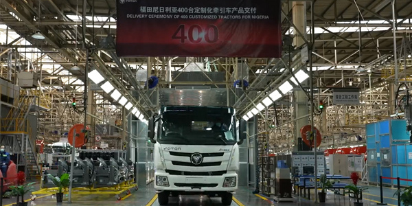 400 Units of FOTON AUMAN Trucks Delivered to an Int'l Brewery Group of Nigeria