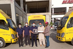 FOTON Pakistan Delivered 3 Express Logistics Vehicle to DHL