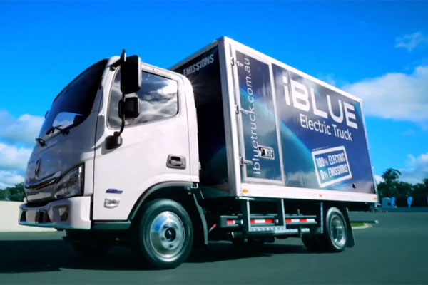 FOTON iBlue Electric Truck Makes Its Debut in Australia