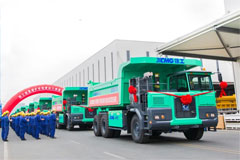XCMG Electric Mining Trucks Exported to South America