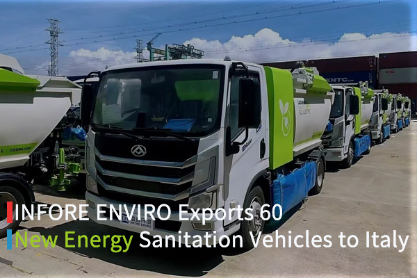 INFORE ENVIRO Exports 60 New Energy Sanitation Vehicles to Italy