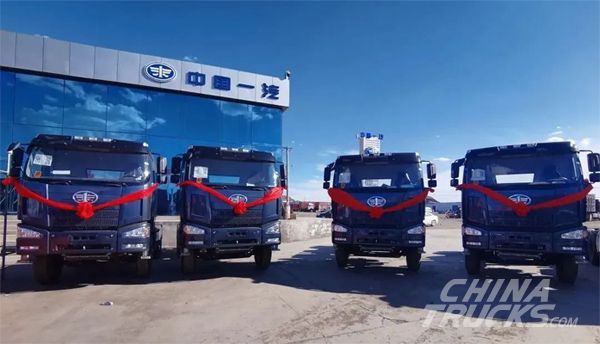 Mongolia: FAW Jiefang Received an Order for 500 Units of J6P Trucks