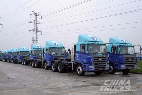 100 CAMC CNG Heavy Trucks Exported to Thailand