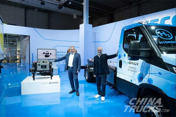 Hyundai and IVECO Present The First Fuel Cell Large Van at IAA
