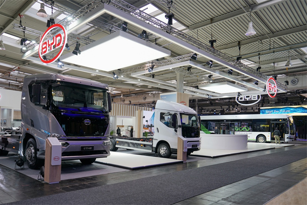 BYD Introduces New eTrucks and eBus Technology at IAA 