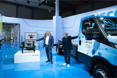 Hyundai and IVECO Present the First Fuel Cell Large Van at IAA