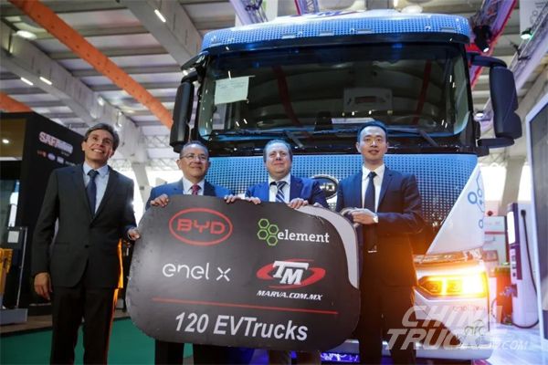 BYD Delivers First Units of Its 120 E-tractors to Mexico