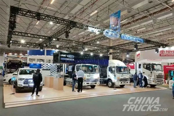 JAC Bring Electric Light Trucks at FENATRAM Show 2022 in Brazil