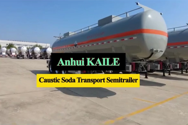 Anhui Kaile Caustic Soda Transport Semitrailer