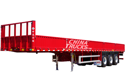 CIMC Huajun Three-Axle Sidewall Transport Semi-trailer