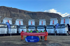 Jiefang JH6 Dumpers Were Delivered for Lesotho Highlands Water Project (LHWP)