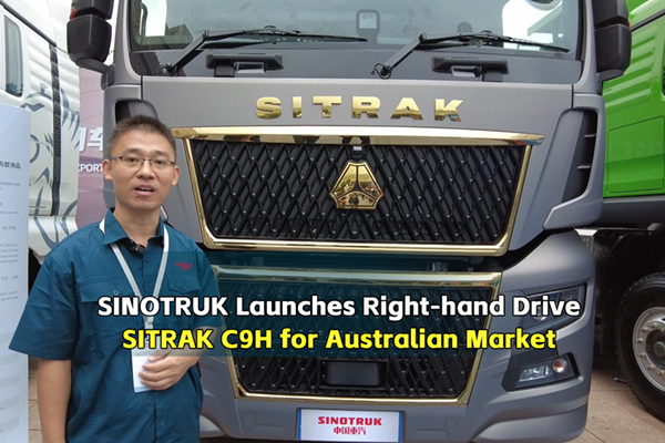 SINOTRUK Launches RHD SITRAK C9H for Australia