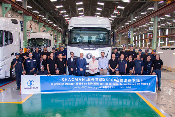 First Batch of SHACMAN X6000 Series Products Roll off Assembly Line in Morocco