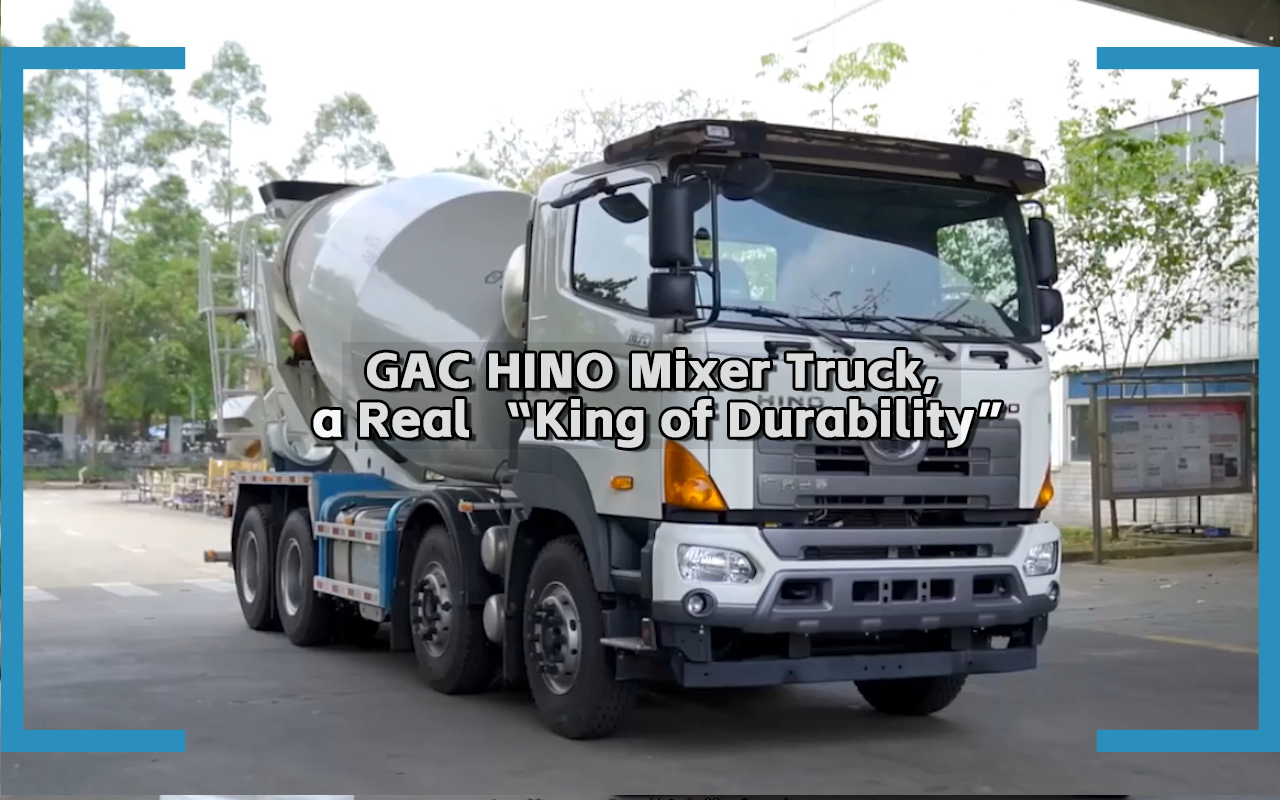 GAC HINO Mixer Truck a Real King of Durability
