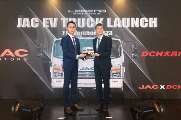 JAC Becomes the 1ST Electric Light Truck Brand to Enter Singnapore