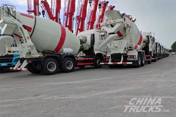 73 Sany Mixer Trucks Delivered to Southeast Asia