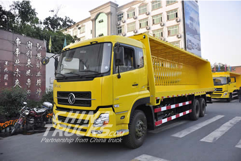 Beer transportation vehicle of Dongfeng Special Vehicle Company