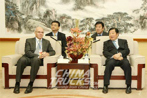 Weichai power and MAN discuss the further cooperation 