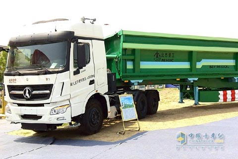 Beiben Heavy Trucks Help North China Heavy Industrial Company 
