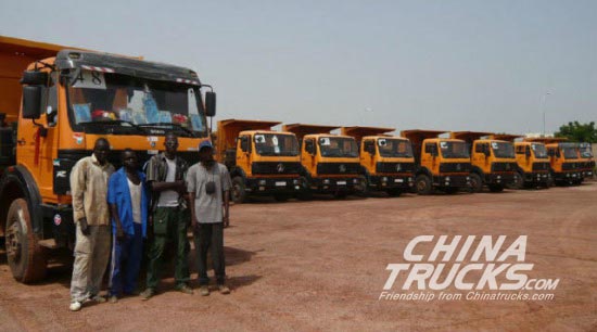 Beiben Trucks Signs 25 Tracotrs Contract with Cote d