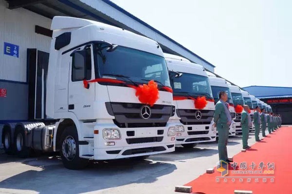 10 Benz Actros 2644 Delivered to Harbin Longgang Logistics 