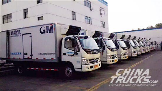 Foton OLLIN Boost Suzhou Express and Cold Chain Logistic 