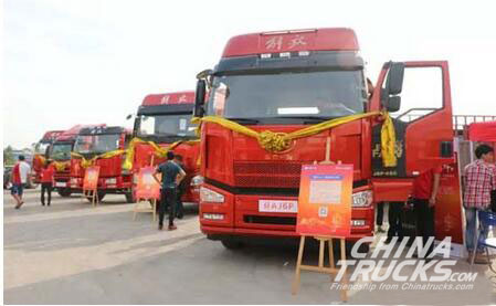 FAW Jiefang Won Orders of 164 Trucks in Nanning