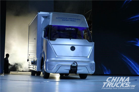 Foton Listed Aumark Unmanned Light Truck in iCar Show