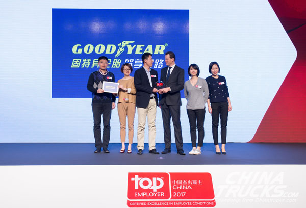 Goodyear China Named Top Employer for the 7th Consecutive Year