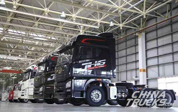 The 7000th FAW Jiefang JH6 high end truck Rolled Off