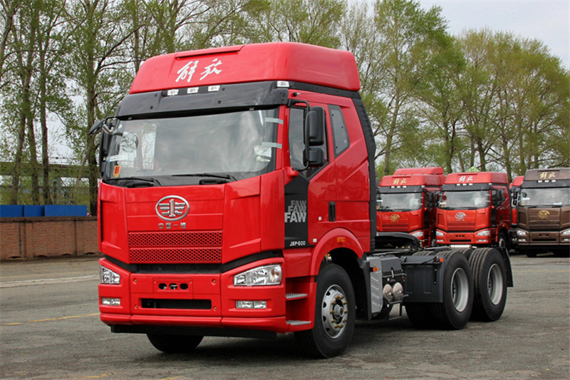 Jiefang J6P Heavy Truck Standard Edition 350HP 6X2 Natural Gas(LNG/CNG) Tractor(CA4250P63T3E24M5)
