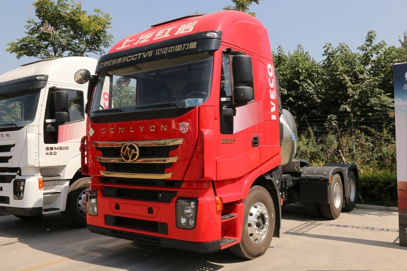 Hongyan Genlyon C6 380HP 6X LNG Euro 6 Tractor for Dangerous Goods(CQ4257HD10384TU)